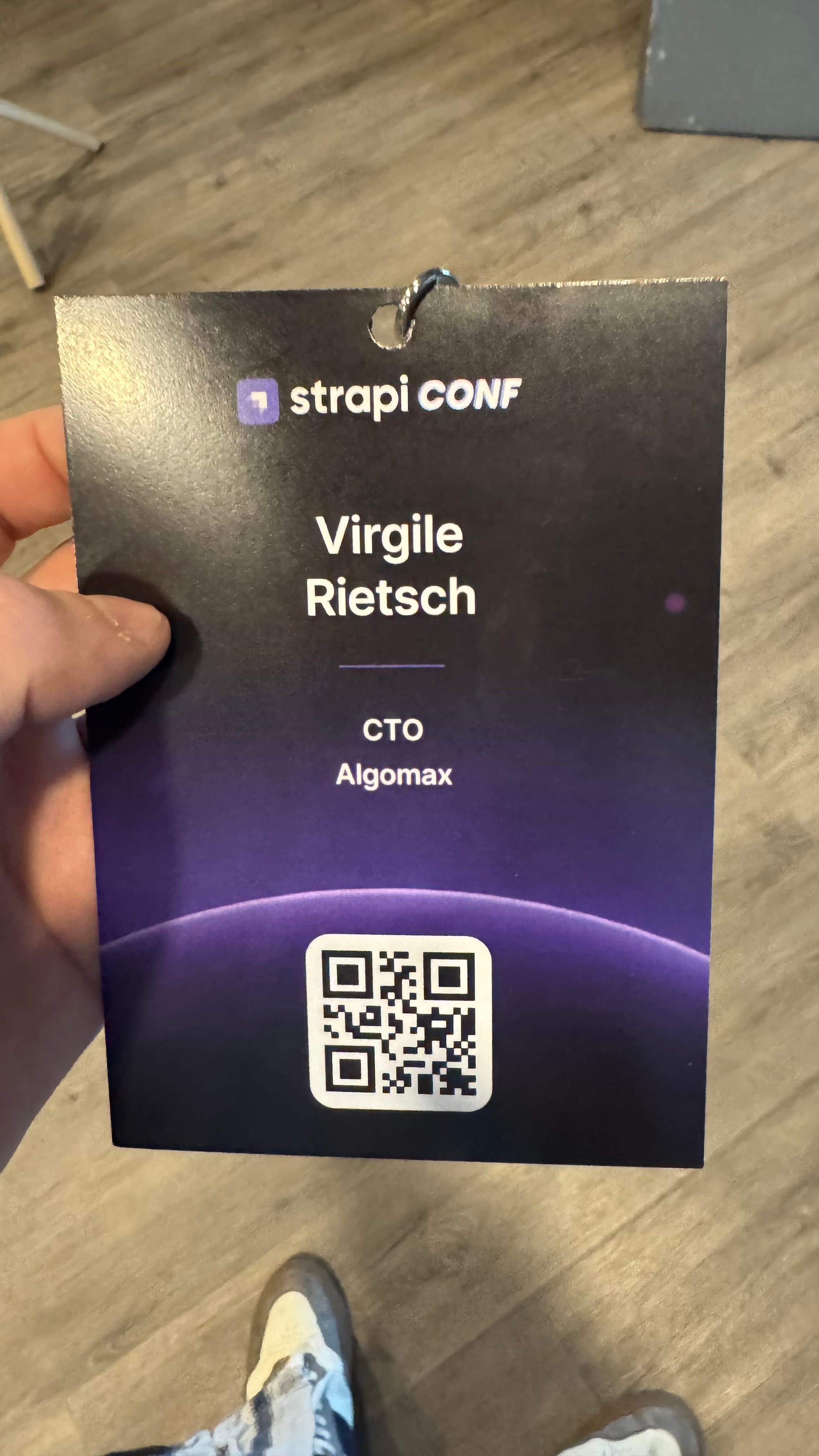 Strapi Conf badge